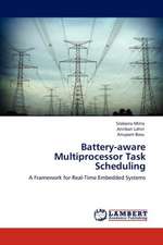 Battery-aware Multiprocessor Task Scheduling