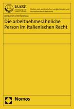 Die arbeitnehmerähnliche Person im italienischen Recht