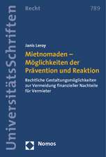 Mietnomaden - Möglichkeiten der Prävention und Reaktion