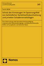 Schutz Des Kronzeugen Im Spannungsfeld Von Behordlicher Kartellrechtsdurchsetzung Und Privaten Schadensersatzklagen: Eine Untersuchung Unter Besondere