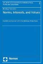 Norms, Interests, and Values