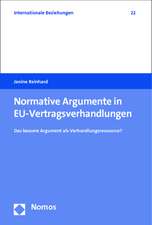 Normative Argumente in EU-Vertragsverhandlungen