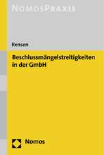 Beschlussmangelstreitigkeiten in Der Gmbh: Sgb II - Sgb XII - Verfahren