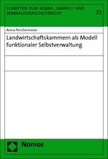 Landwirtschaftskammern als Modell funktionaler Selbstverwaltung