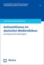 Antisemitismus Im Deutschen Mediendiskurs