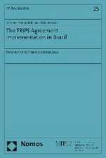 The Trips Agreement Implementation in Brazil: Patents in the Pharmaceutical Area