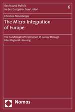 The Micro-Integration of Europe