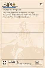 Die Zukunft Des Sozialen Rechtsstaates in Europa. the Future of the Constitutional Welfare State in Europe. L'Avenir de L'Etat de Droit Social En Euro: National - International - Europaisch