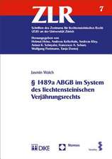 § 1489a ABGB im System des liechtensteinischen Verjährungsrechts