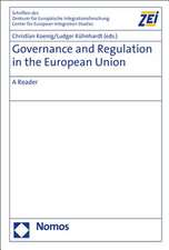 Governance and Regulation in the European Union