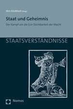 Staat und Geheimnis