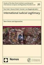 International Judicial Legitimacy