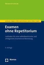 Examen ohne Repetitorium