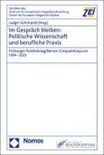 Im Gespräch bleiben: Politische Wissenschaft und berufliche Praxis