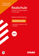 Original-Prüfungen Realschule 2020 - Mathematik - BaWü