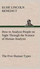 How to Analyze People on Sight Through the Science of Human Analysis: The Five Human Types