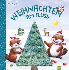 Weihnachten am Fluss. Bilderbuch mit Wendepailletten