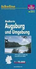 Bikeline Radkarte Deutschland Augsburg und Umgebung 1 : 75 000