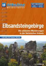 Hikeline Wanderführer Elbsandsteingebirge 1 : 35 000