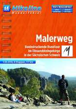 Hikeline Wanderführer Malerweg (Elbsandsteingebirge) ca.120 km