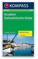 Kroatien - Dalmatinische Küste 1 : 100 000