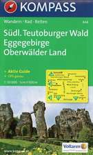 Südlicher Teutoburger Wald - Eggegebirge - Oberwälder Land 1 : 50 000