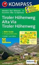 Tiroler Höhenweg - Alta Via Tiroler Höhenweg 1 : 50000