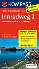 Innradweg 2, Von Innsbruck nach Passau 1 : 50 000