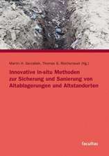 Innovative In-situ Methoden zur Sicherung und Sanierung von Altablagerungen und Altstandorten