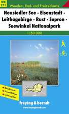 Neusiedler See - Eisenstadt - Leithagebirge - Rust - Sopron - Seewinkel Nationalpark 1 : 50 000. WK 271