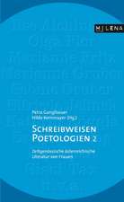 Schreibweisen Poetologien 2