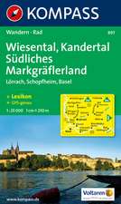 Wiesental, Kandertal, Südl. Markgräflerland 1 : 25 000