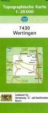 Wertingen 1 : 25 000