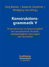 Konstruktionsgrammatik V