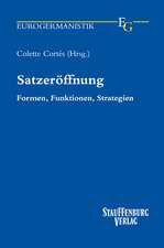 Satzeröffnung