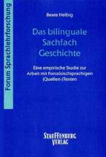 Das bilinguale Sachfach Geschichte