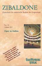 Zibaldone 33. Oper in Italien