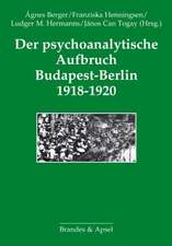 Der psychoanalytische Aufbruch Budapest-Berlin 1918-1920