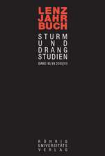 Lenz-Jahrbuch 2000/2001 Sturm-und-Drang-Studien