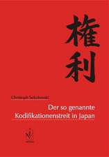 Der so genannte Kodifikationenstreit in Japan