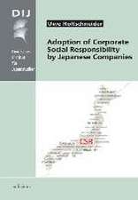 Adoption of Corporate Social Responsibility by Japanese Companies