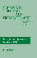 Jahrbuch Deutsch als Fremdsprache, Bd. 38/2012