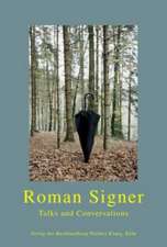 Signer, R: Talks and Conversations