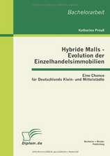 Hybride Malls - Evolution Der Einzelhandelsimmobilien: Eine Chance Fur Deutschlands Klein- Und Mittelst Dte