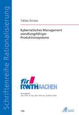 Kybernetisches Management wandlungsfähiger Produktionssysteme