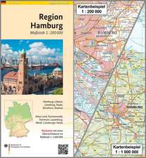 Regionalkarte 1 : 200 000 Region Hamburg