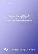 Gleichgewicht und Kinetik der Protonierung von Polyelektrolyten Theorie, Experimente und Simulationen