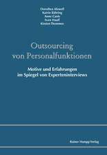 Outsourcing von Personalfunktionen