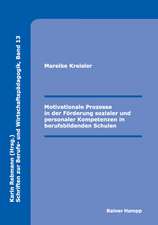 Motivationale Prozesse in der Förderung sozialer und personaler Kompetenzen in berufsbildenden Schulen