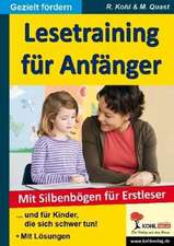 Das neue lustige Lesetraining für Anfänger